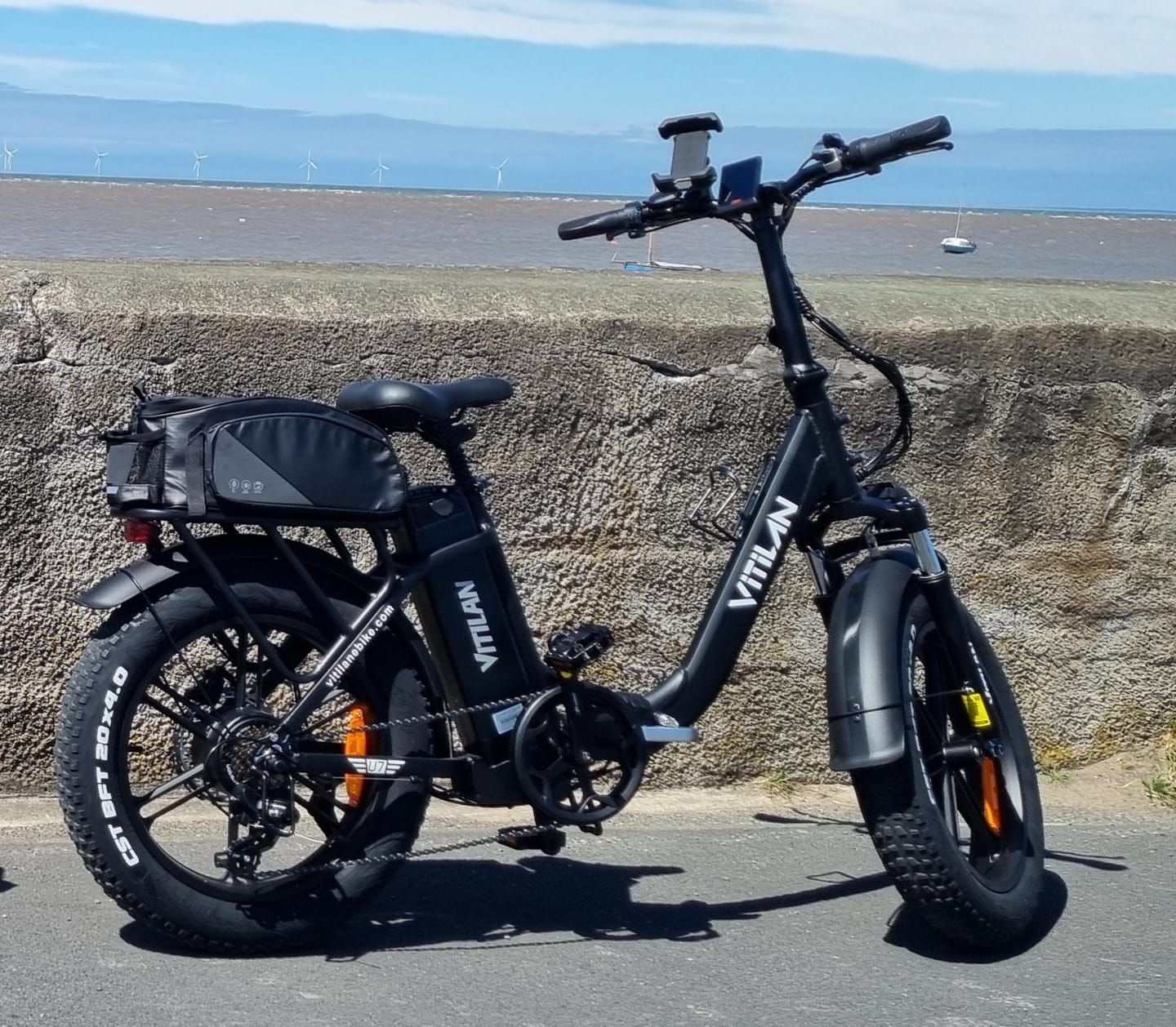 Customer photo review of U7 Step-thru Foldable Fat Tire Electric Bike