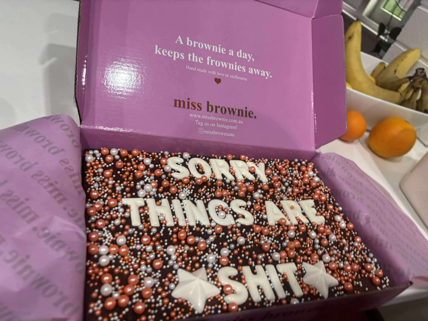 Customer photo review of Custom Brownie
