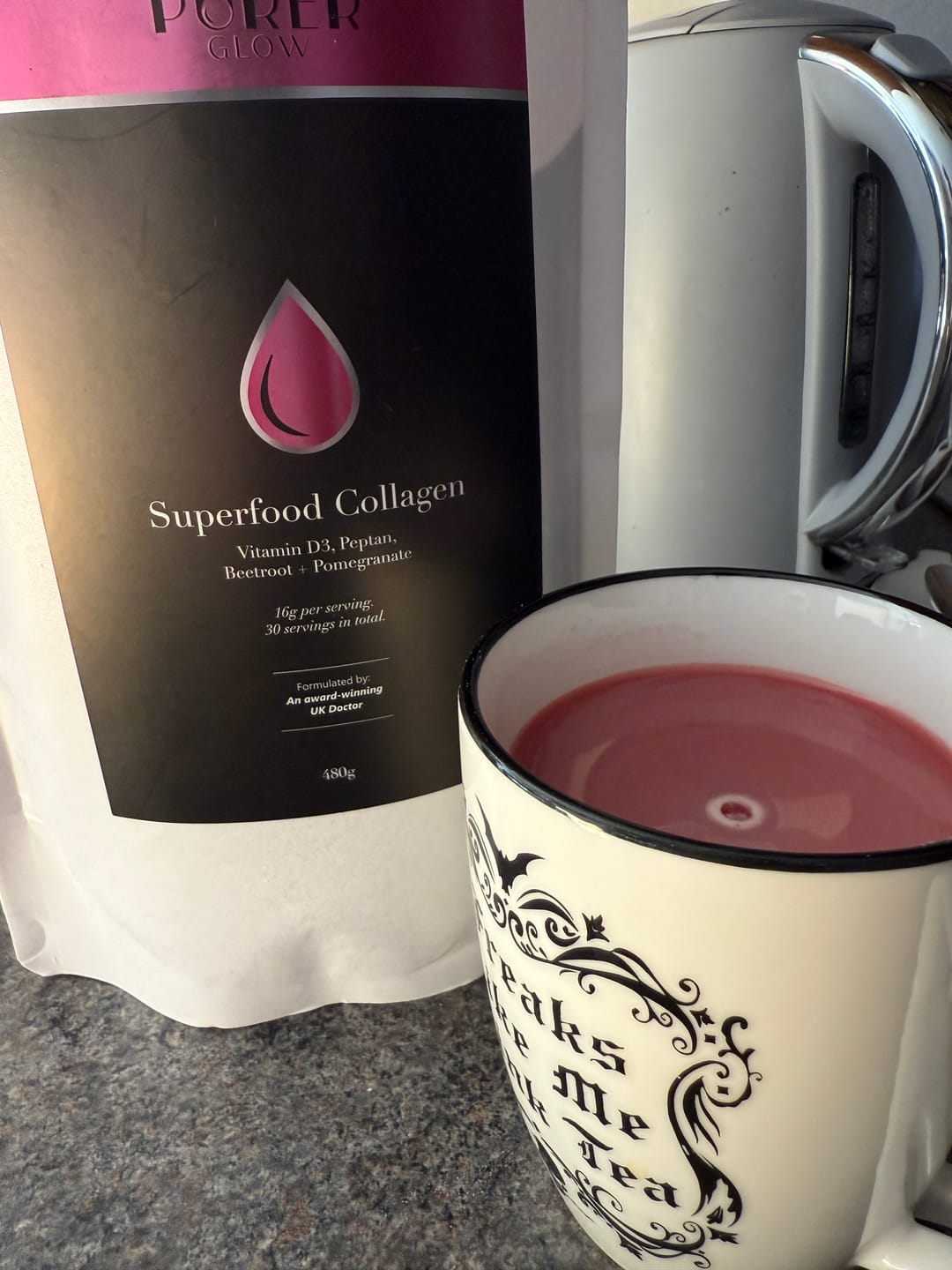 Customer photo review of Purer Glow Collagen