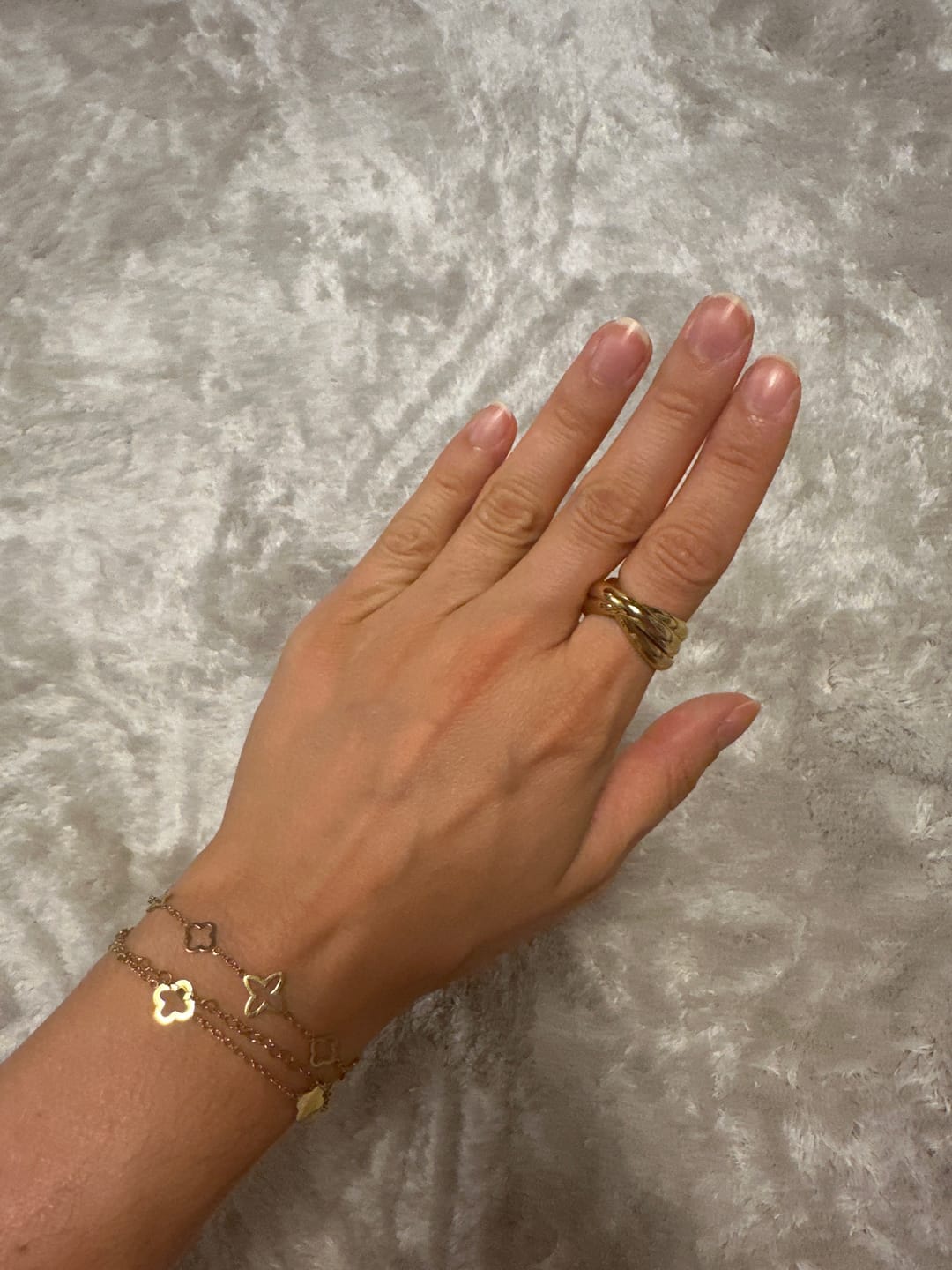 Customer photo review of Kyla Ring | 18K vergoldet