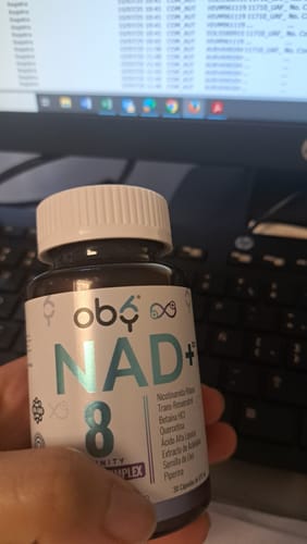 Customer photo review of OBY NAD+ Infinity | Potenciado 8 Ingredientes: Nicotinamida Ribosa, Resveratrol | 100% Vegano | 30 Caps  ̶$̶̶8̶9̶9̶