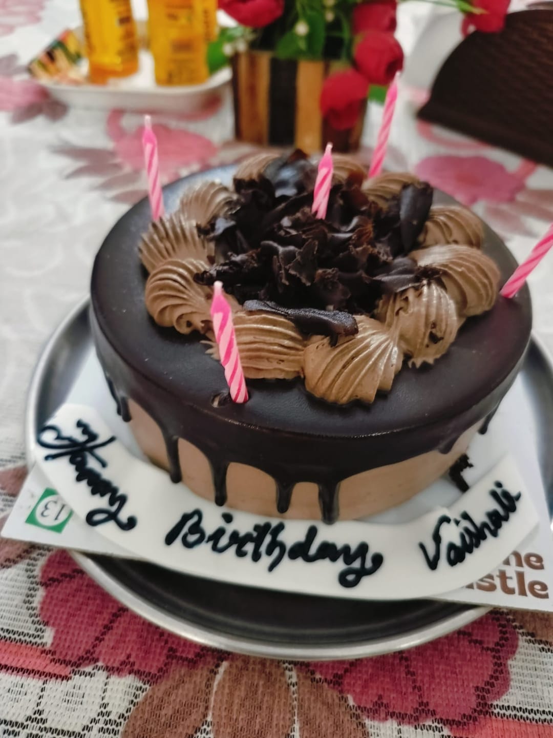 Customer photo review of Chocolate Mousse Cake