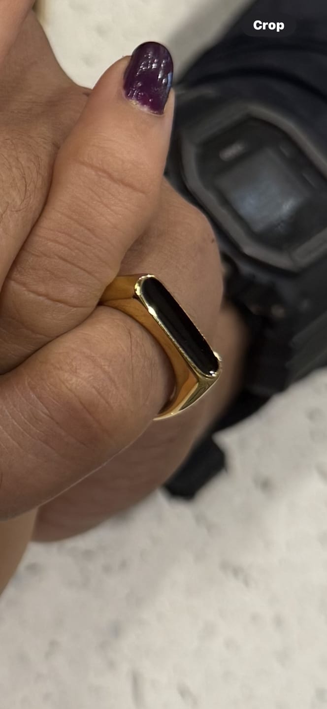 Customer photo review of Black Bar Ring