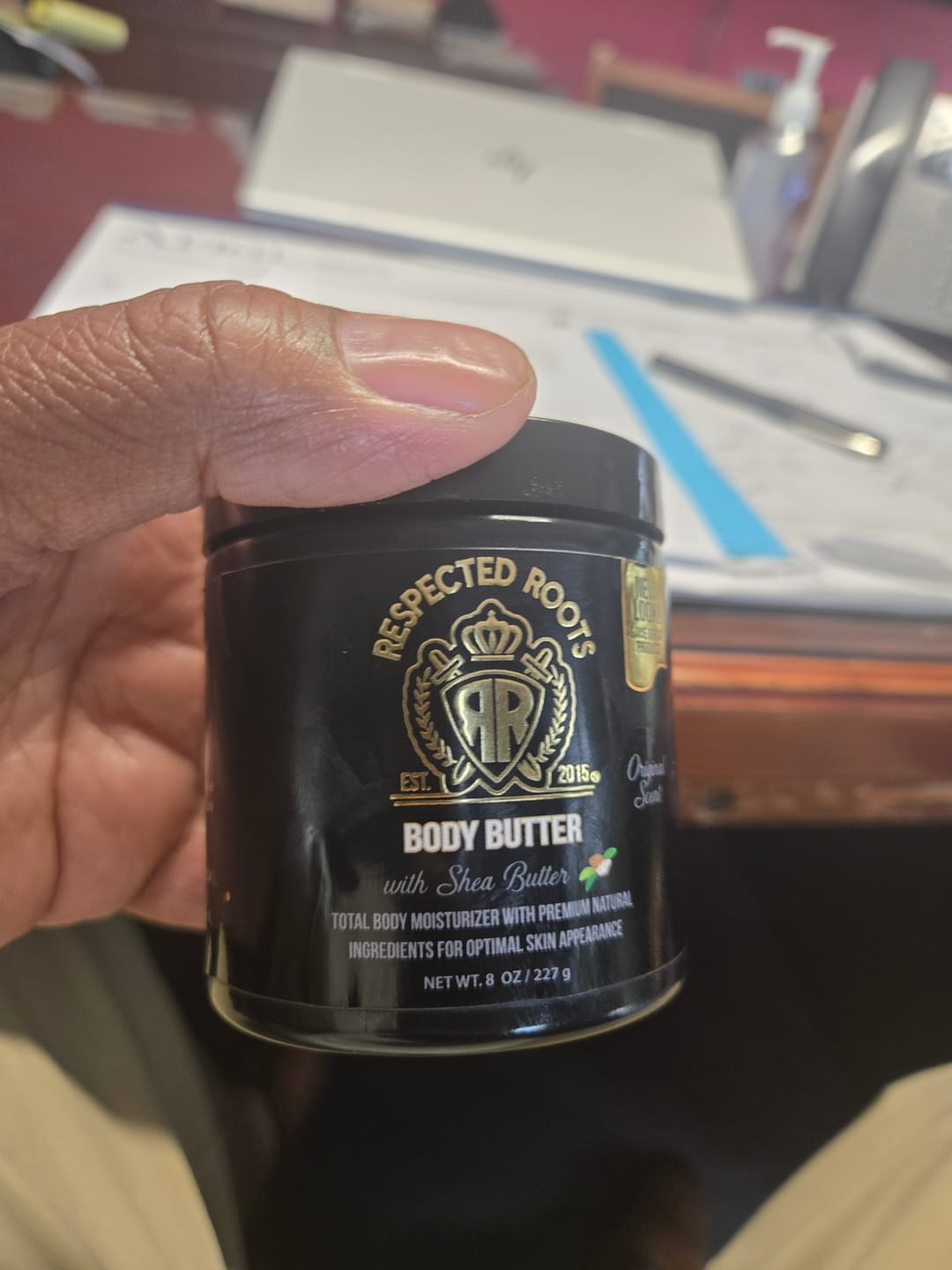 Customer photo review of Body Butter - Original Scent