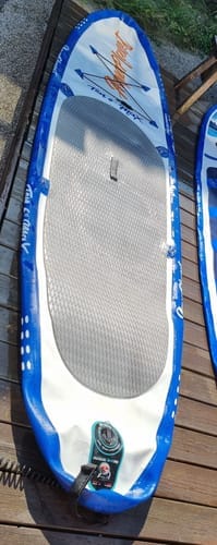 Customer photo review of Aquaplanet MAX 10’6″ Inflatable Paddle Board Package - Glacier