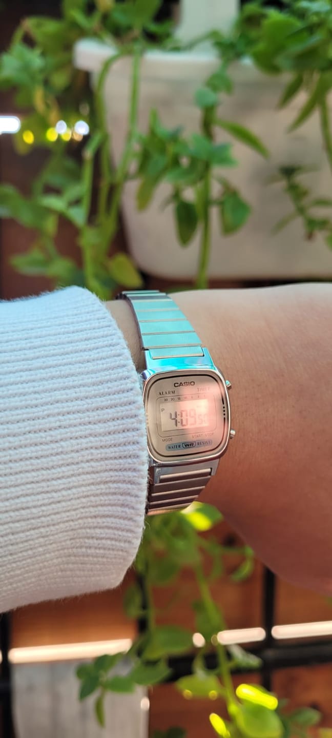Customer photo review of Reloj Casio Vintage LA670WA-7DF Plateado