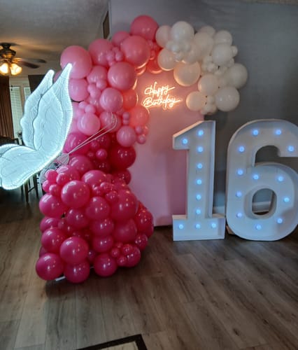 Customer photo review of 3x6ft Chiara Arched Backdrop Frame Custom Arched Wall Backdrop Cover for Party Decoration