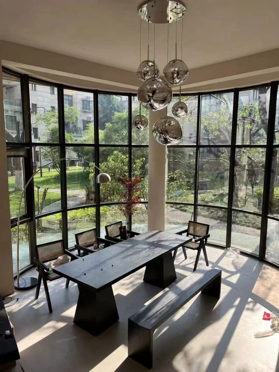 Customer photo review of Tambora Lava Pendant Light(Mixed Sizes), Bulb Version