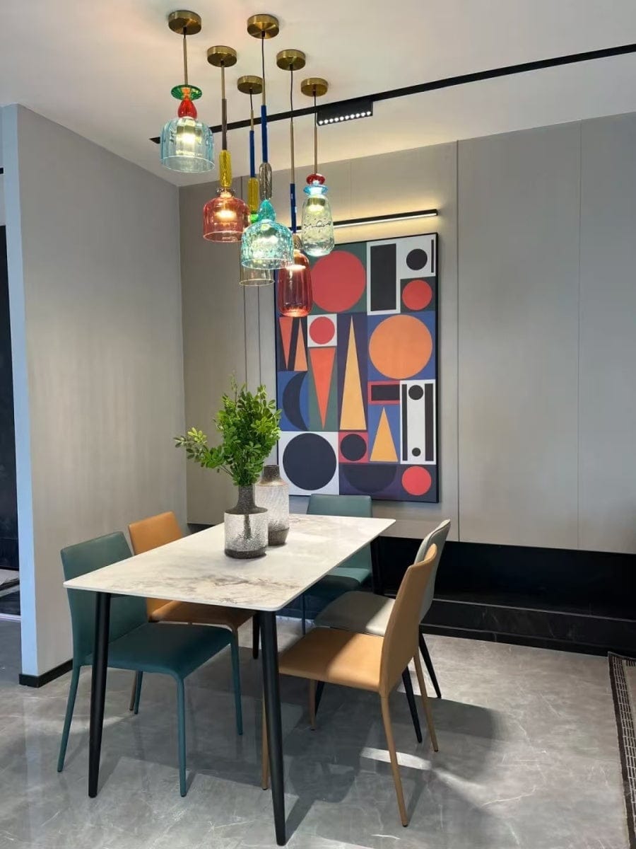 Customer photo review of Olivia Colorful Candy Pendant Light
