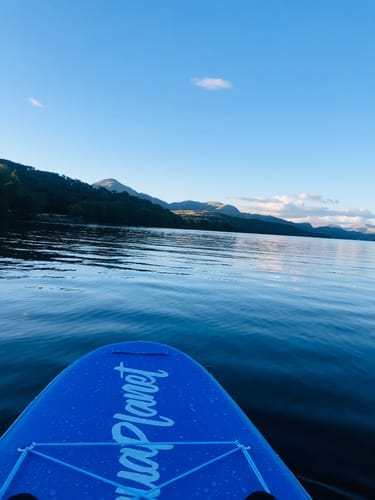 Customer photo review of Aquaplanet MAX 10’6″ Inflatable Paddle Board Package - Glacier
