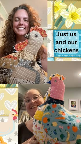 Customer photo review of Extra 8 Mystery fat quarters monthly addon