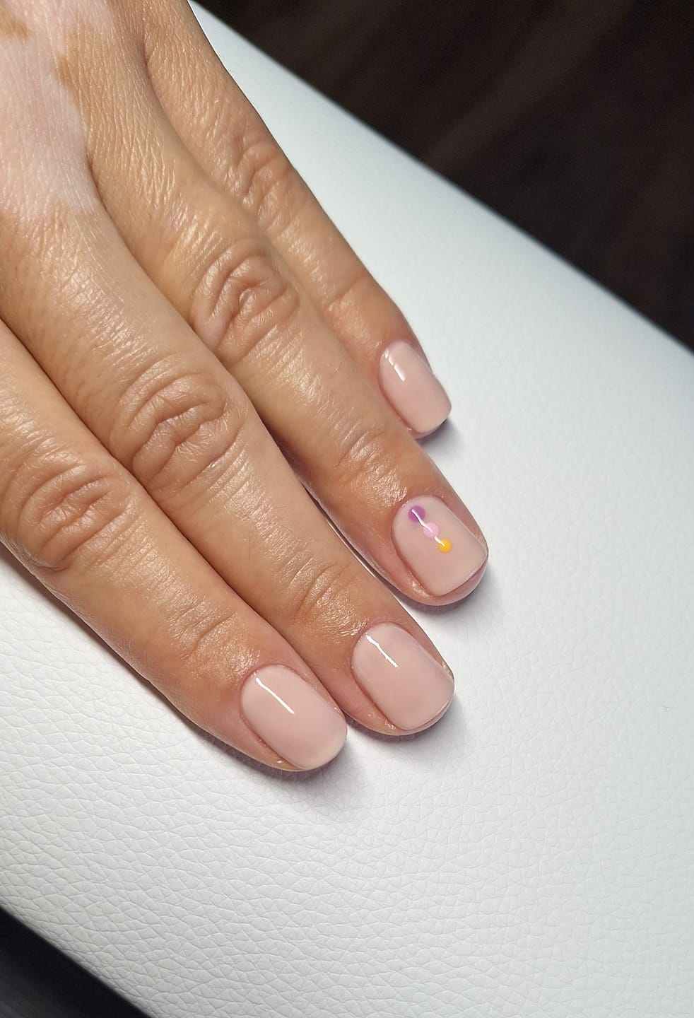 Customer photo review of Semilac Smart Builder 816 Pale Nude - Builder Gel in a Bottle