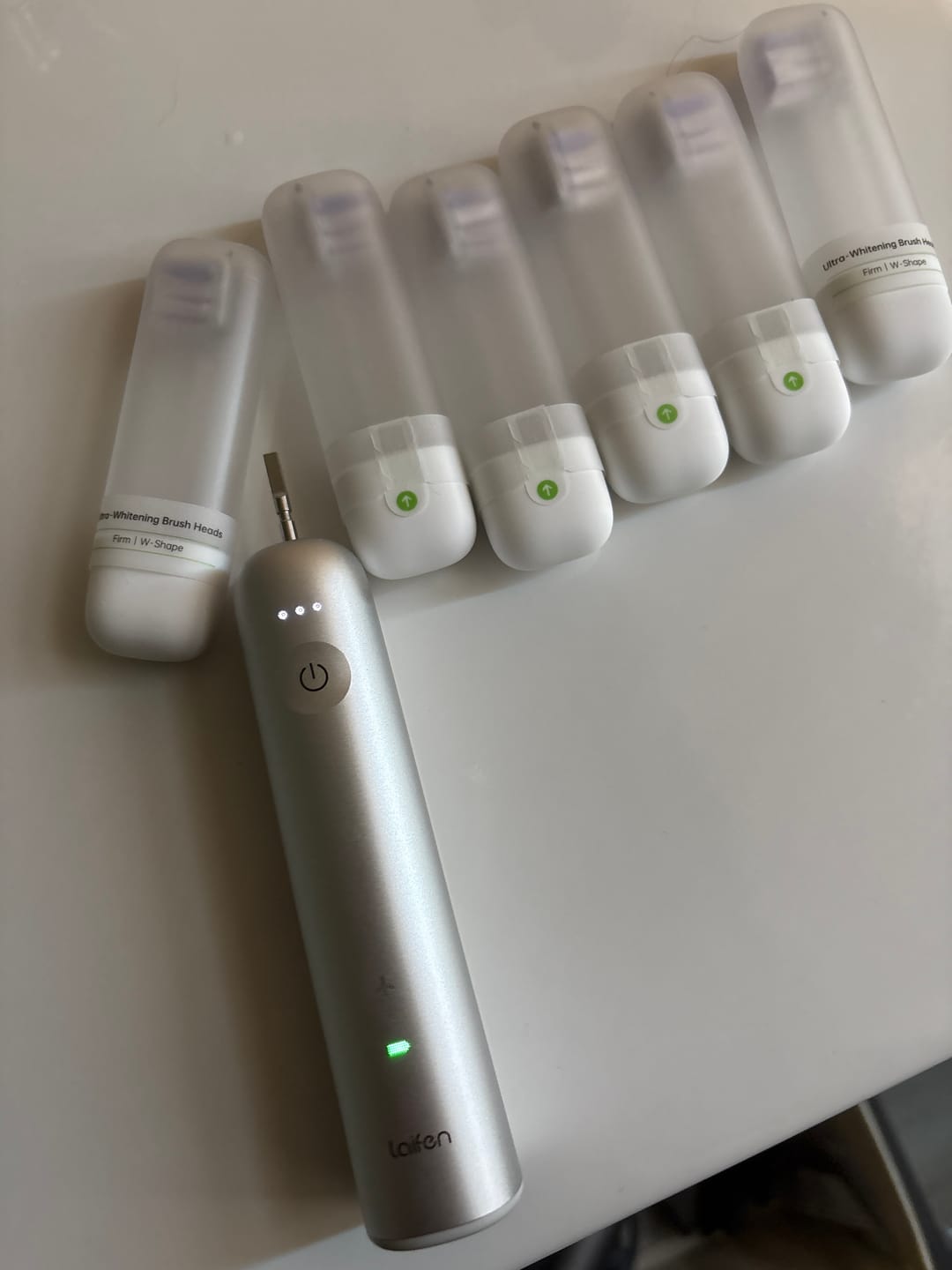 Customer photo review of Laifen Wave Toothbrush Heads