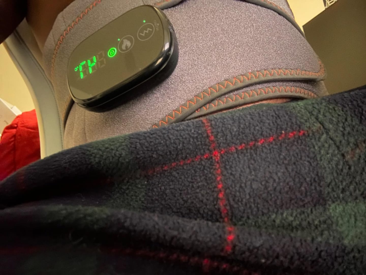 Customer photo review of HeatBoost™ Red Light Lumbar Belt