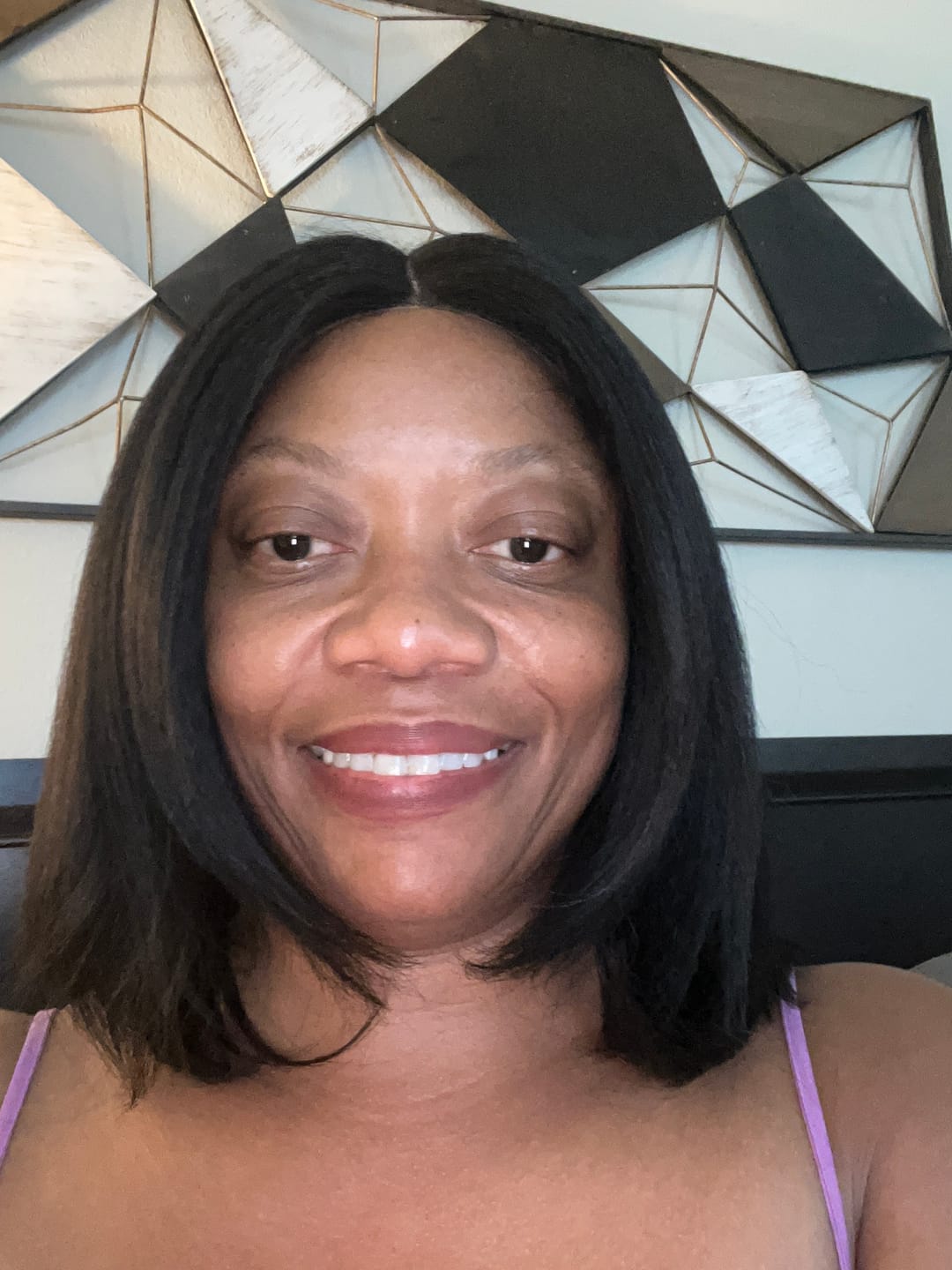 Customer photo review of Sensationnel Dashly Salt & Pepper HD Lace Part Wig - SP LACE UNIT 3