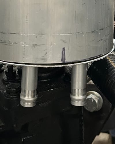 Customer photo review of 15mm Beaded Aluminium Hose Joiner