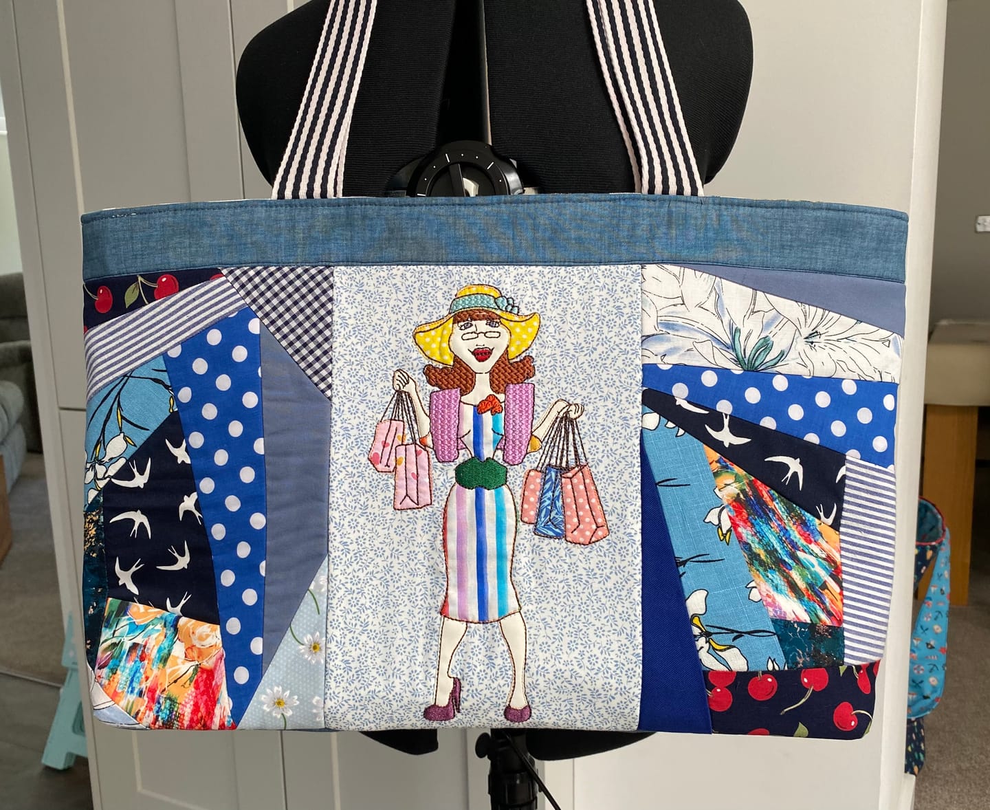 Customer photo review of Striped Webbing/Bag Strap