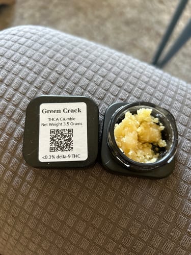 Customer photo review of Green Crack THCA Crumble