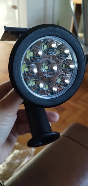Customer photo review of 9 LED Solar Spot Lights