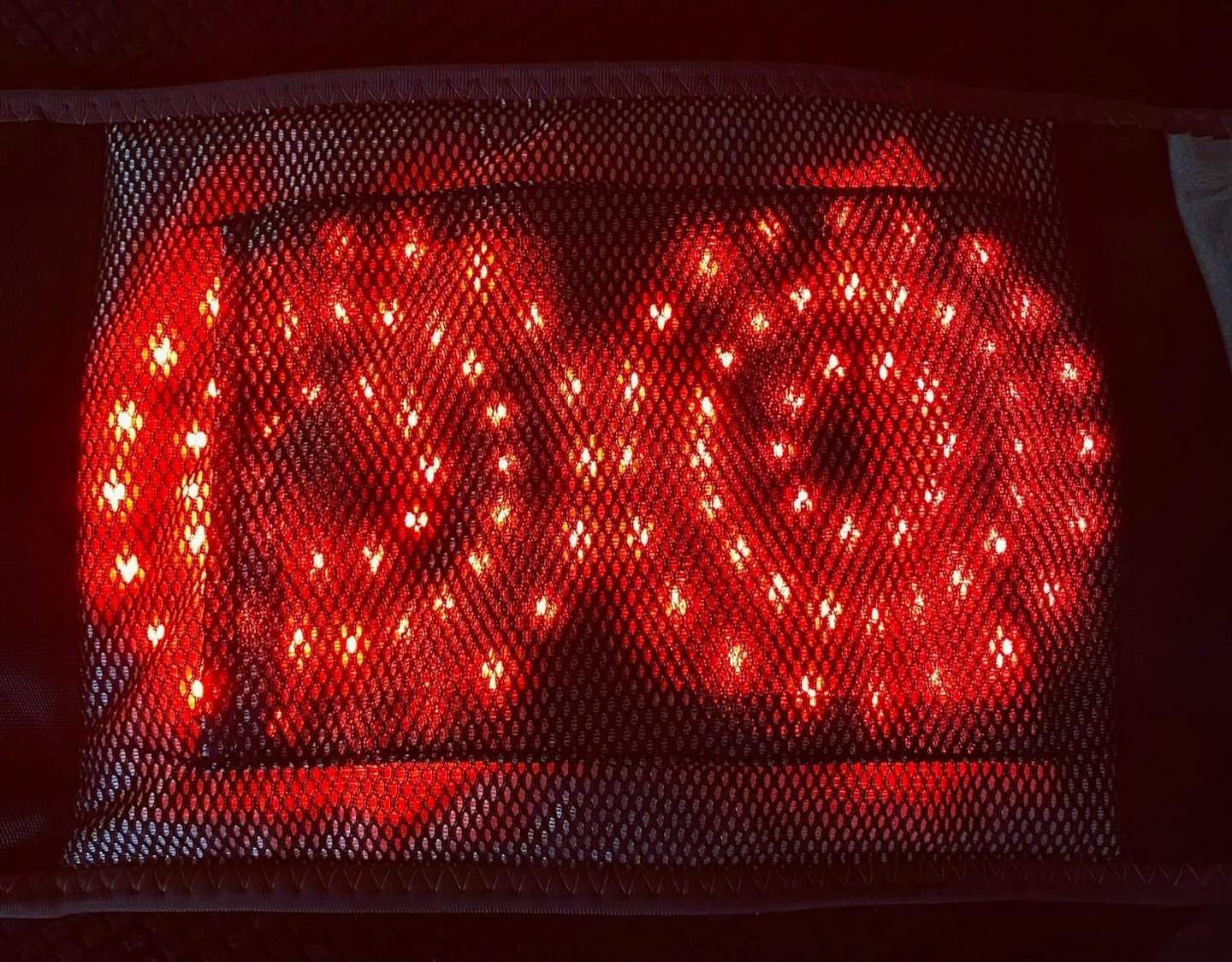 Customer photo review of HeatBoost™ Red Light Lumbar Belt