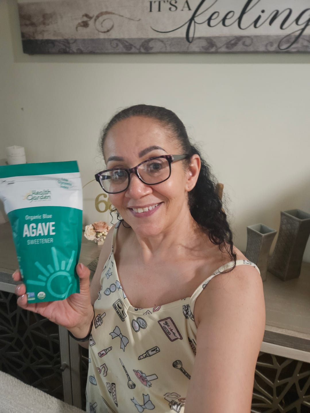Customer photo review of Organic Blue Agave Powder Sweetener 12 oz