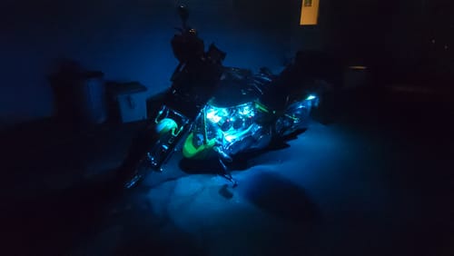 Customer photo review of Easy Install Moto LED Light Kit