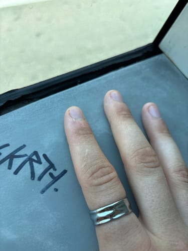 Customer photo review of UNISIZE AMSTERDAM RING | Silver