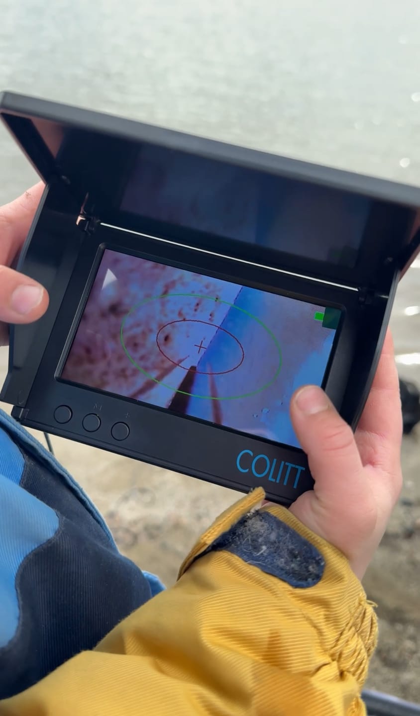 Customer photo review of Colitt - Underwater Fishing Camera