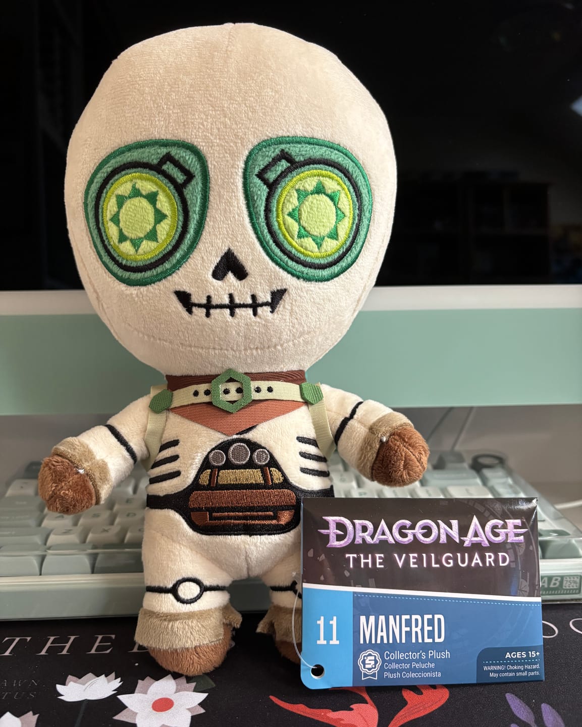 Customer photo review of Dragon Age: The Veilguard - Manfred Collector's Plush
