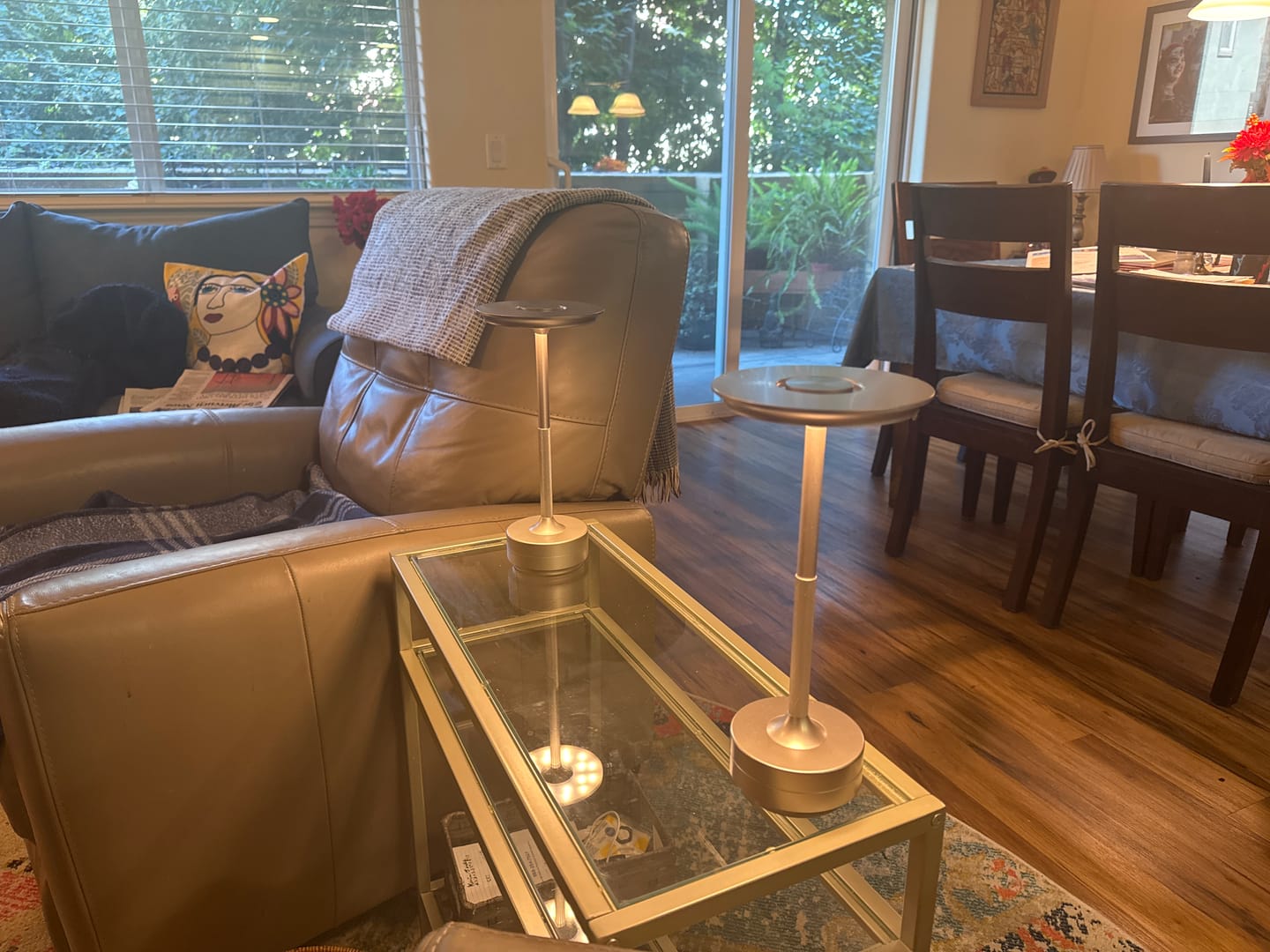 Customer photo review of Ambient™ Metallic Cordless Table Lamp