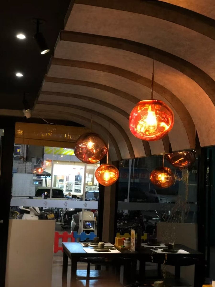 Customer photo review of Tambora Lava Pendant Light, Bulb Version