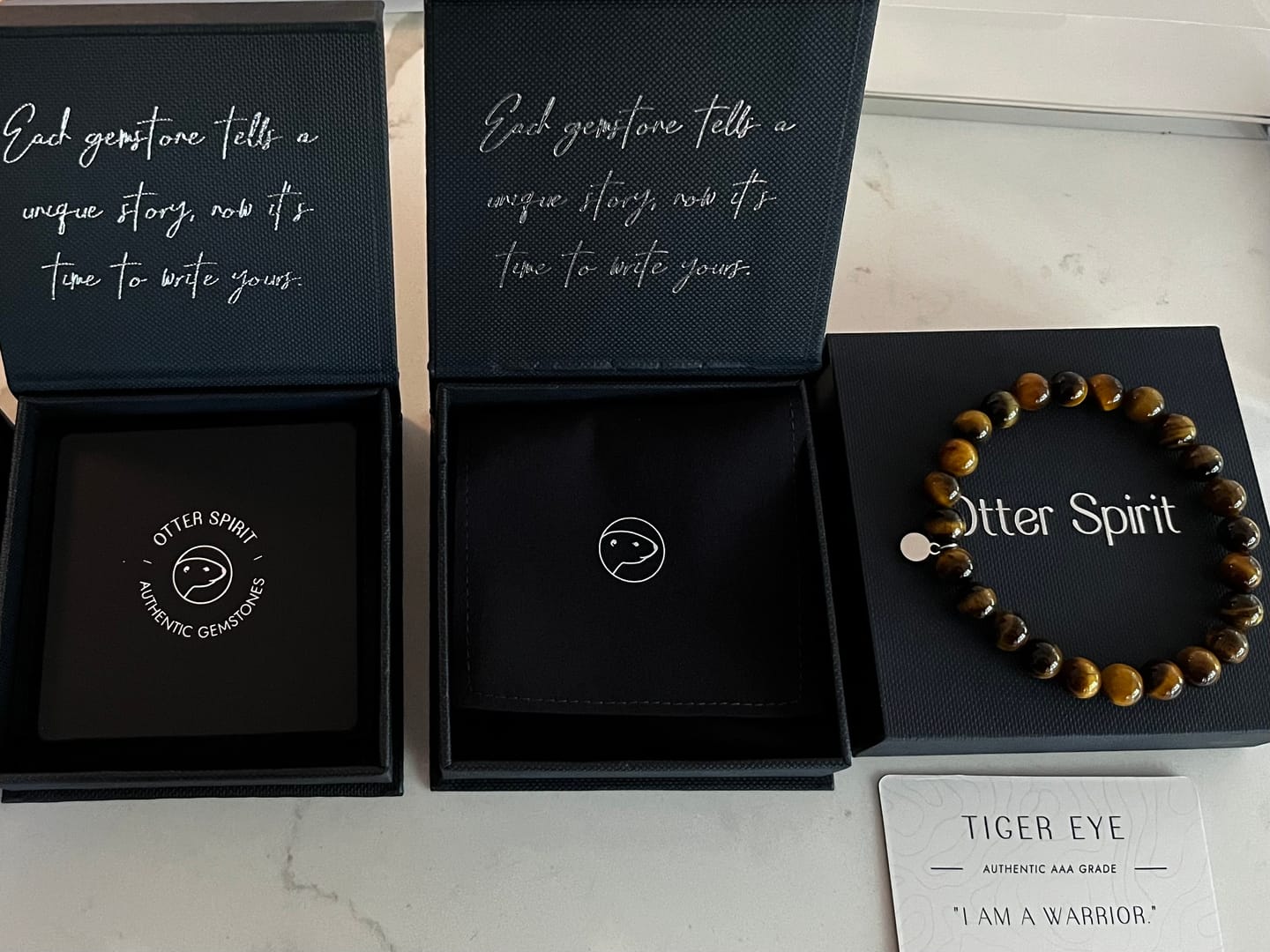Customer photo review of Tiger Eye Bracelet