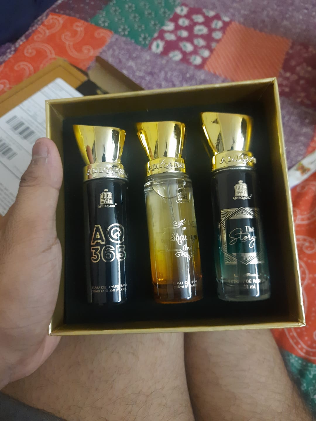 Customer photo review of Legendary Gift Set 3 Pcs Set of Premium Perfume Spray