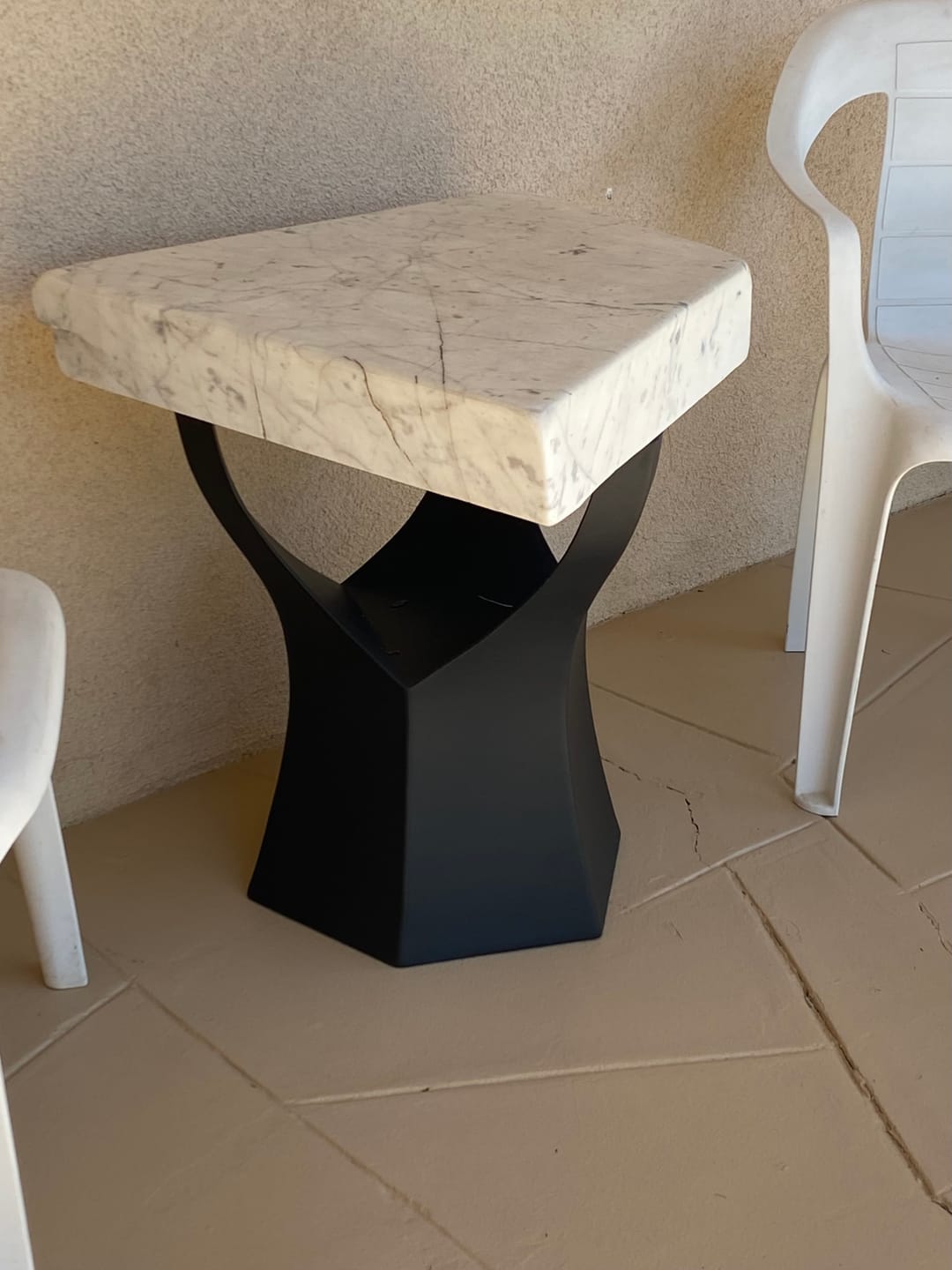 Customer photo review of End Table Legs 216 Namu 20H Metal Modern Design