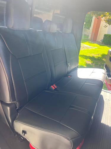 Customer photo review of Premium Custom-Fit Seat Covers
