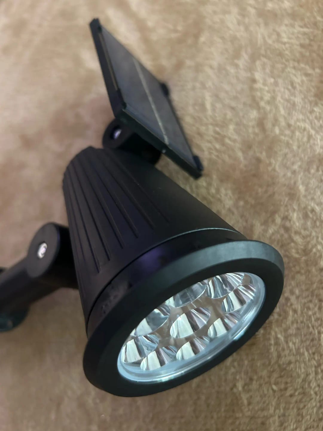 Customer photo review of 9 LED Solar Spot Lights