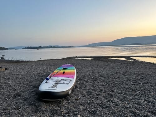 Customer photo review of Aquaplanet MAX 10’6″ Inflatable Paddle Board Package - Prism