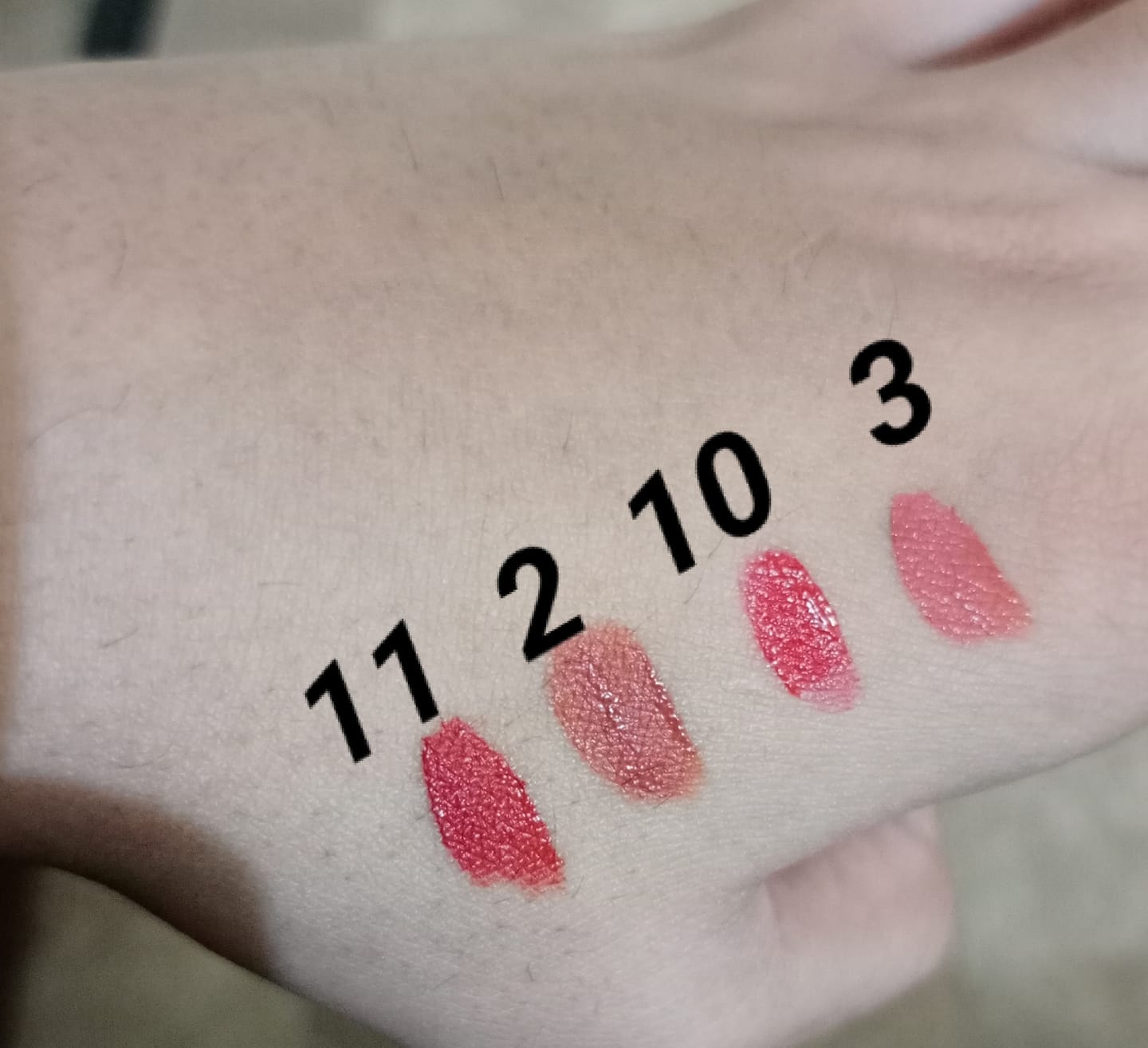 Customer photo review of O.TWO.O MISTY CREAMY VELVET LIP MUD
