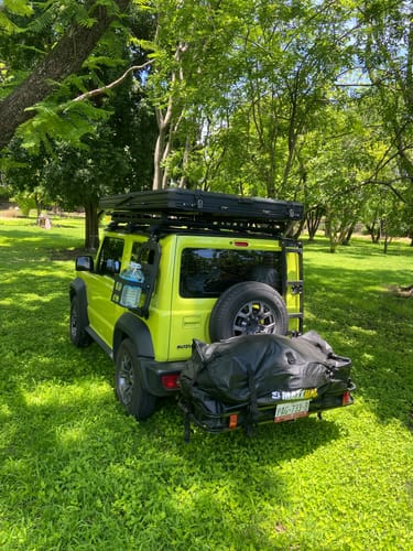 Customer photo review of R-Gas Portabidón para Suzuki Jimny