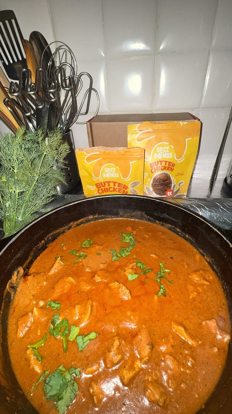 Customer photo review of Butter Chicken Bomb