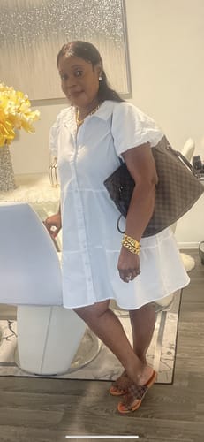 Customer photo review of PROPS CUBAN LINK NECKLACE SET LRG