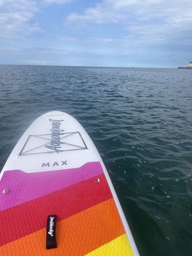 Customer photo review of Aquaplanet MAX 10’6″ Inflatable Paddle Board Package - Prism