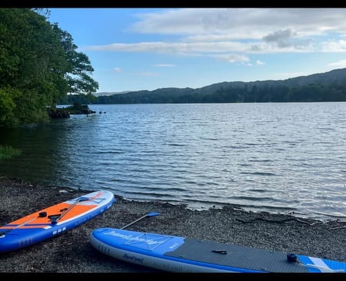 Customer photo review of Aquaplanet MAX 10’6″ Inflatable Paddle Board Package - Prism