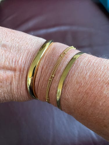 Customer photo review of Wave Bangle