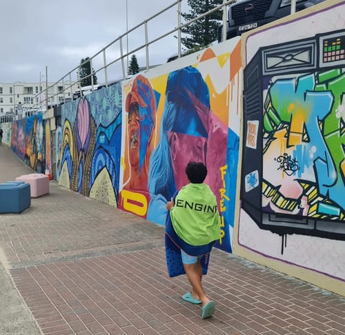 Customer photo review of Swim and Gym Micro Towel