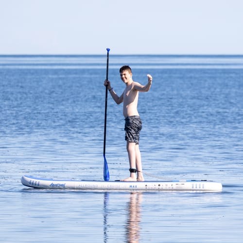 Customer photo review of Aquaplanet Max Plus 11'8" Inflatable SUP Package - Beach