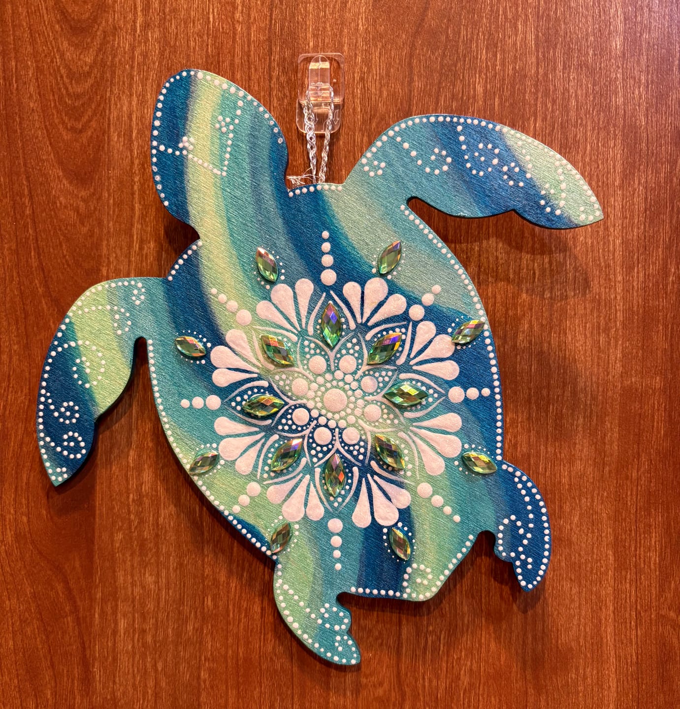 Customer photo review of Unfinished Wood Turtle Shape - Craft - up to 46" DIY