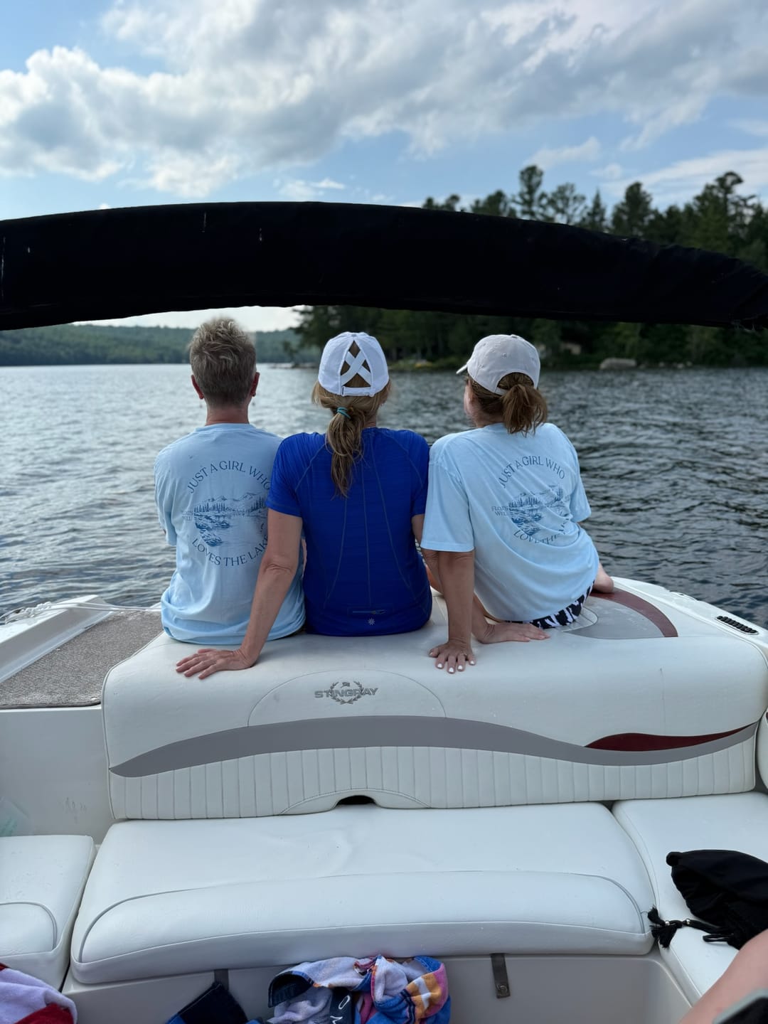 Customer photo review of Just A Girl Who Loves The Lake (Back Print)