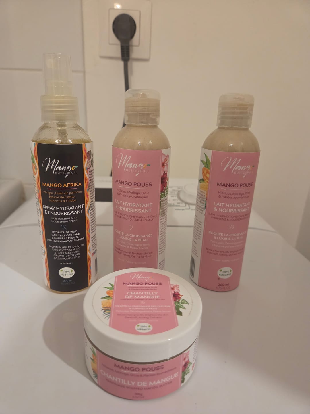 Customer photo review of Spray Hydratant et nourrissant - MANGO AFRIKA