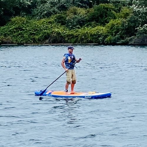 Customer photo review of Aquaplanet MAX 10’6″ Inflatable Paddle Board Package - Prism